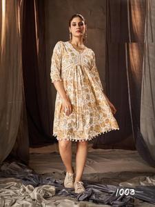 เสื้อสั้นตัดเย็บลายผ้าเรยอนจากนักออกแบบที่สง่างามสำหรับชุดทำงานทั่วไปและจากผู้ผลิตอินเดีย - Product Image 6