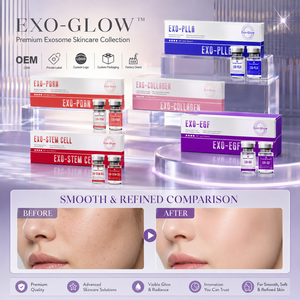 Ampolla de Exosomas Exo-Glow 100mg, Sérum Facial Antienvejecimiento, Empaque Personalizado OEM, Marca Privada - Product Image 1