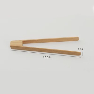 Pinzas para té de bambú, diseño plano para la ceremonia del té Gongfu, estilo sencillo, accesorio tradicional para el juego de té chino - Product Image 4