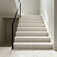 Dalles de pierre artificielle en résine polyester, agglomérat de pierres mélangées, dalles polies découpables pour marches d'escalier et rebords de fenêtre