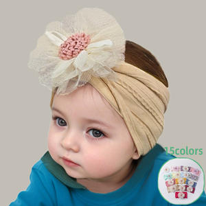 Bandeau fleur en dentelle Jacquard mignon pour nourrissons confortable nouvel accessoire pour enfants transfrontalier - Product Image 2