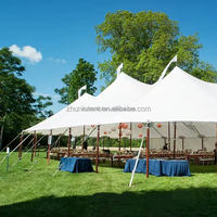 Carpa de Lujo para Bodas en las Cuatro Estaciones, para Banquetes al Aire Libre, Estructura de PVC, Resistente a los Rayos UV, Impermeable