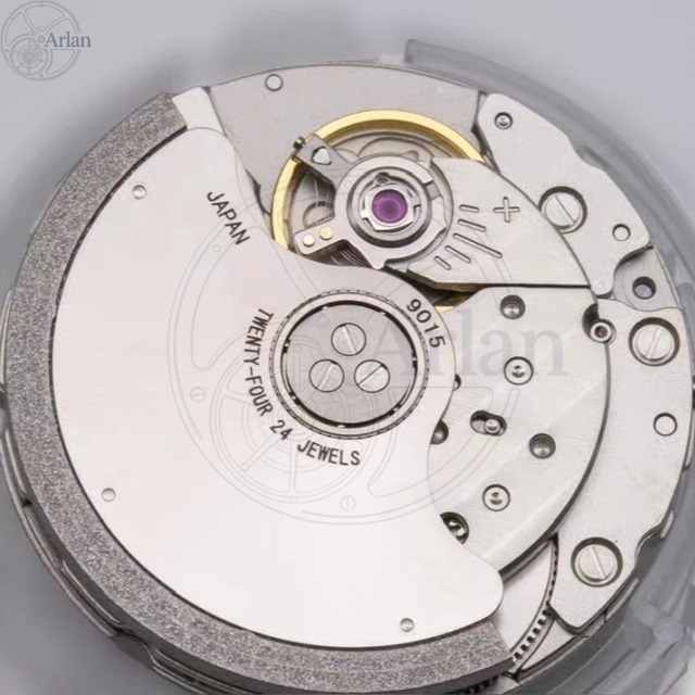 Original 9015 Automatic Caliber Stainless Steel Watch Movement 3/6 O'clock Date Hand for Watch Parts