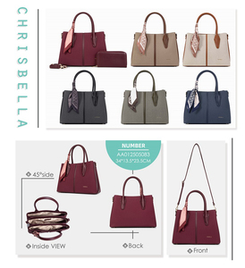 Nueva Llegada, <span class=keywords><strong>Bolsos</strong></span> de Mano Grandes y Estructurados para Mujer, Chrisbella 2026, <span class=keywords><strong>Bolsos</strong></span> de Mano de Color Contrastante para Mujer, Venta <span class=keywords><strong>al</strong></span> <span class=keywords><strong>por</strong></span> <span class=keywords><strong>Mayor</strong></span> en China - Product Image 6
