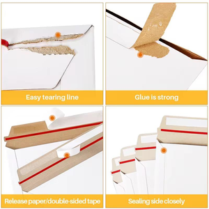 ถุงกระดาษคราฟท์บรรจุภัณฑ์กระดาษพิมพ์โลโก้แบบกำหนดเองสำหรับจัดส่ง<span class=keywords><strong>เสื้อผ้า</strong></span> - Product Image 5