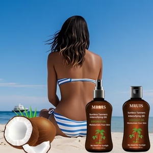 Loción <span class=keywords><strong>de</strong></span> <span class=keywords><strong>aceite</strong></span> <span class=keywords><strong>de</strong></span> bronceado vegano <span class=keywords><strong>con</strong></span> péptido <span class=keywords><strong>de</strong></span> hierbas, crema <span class=keywords><strong>de</strong></span> bronceado corporal rápida para interiores y exteriores, <span class=keywords><strong>bronceador</strong></span> <span class=keywords><strong>de</strong></span> trigo <span class=keywords><strong>con</strong></span> sombra oscura, suministro OEM - Product Image 1