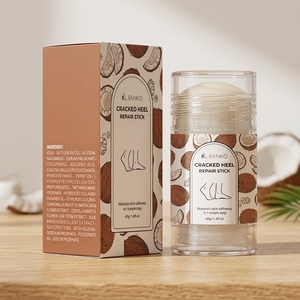 Stick Réparateur Talons Fissurés à l'Extrait de Noix de Coco OEM – Hydratation Profonde, Exfoliant, Baume Hydratant pour Pieds Secs – Soin des Pieds Marque Privée - Product Image 1