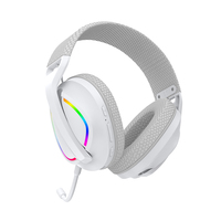 Casque de jeu sans fil Honcam 7.1 Virtual Surround 2.4G BT avec micro pour PS5 PC Switch