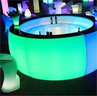 Bar lumineux boîte de nuit en plastique maison Mobile meubles de fête LED Table de salon en plein air