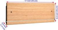 Organisateur de chaussures en bois pour baskets, pantoufles dans l'entrée, rangement mural pour chaussures
