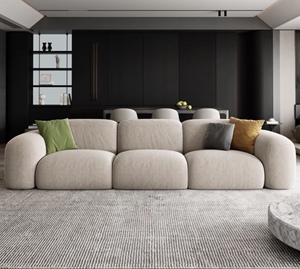 Canapé modulaire en velours nordique de luxe FYZK en forme de L, canapé combiné 3 places, ensemble de canapés modernes pour <span class=keywords><strong>salon</strong></span>, meubles pour l'intérieur de la maison, OEM - Product Image 3