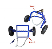 Log-Skidding-Arch-for-ATV-1000lbs-Capacity VTT -- Porte-bûche-Chariot-Ferme-Remorquage-Derrière-Commercial-pour-Bois-Transport Outils de bûches