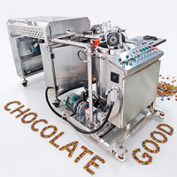 Machine de fabrication de pépites de chocolat de haute qualité à contrôle facile, machine de formage de pépites de chocolat avec tunnel de refroidissement