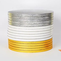 Vente en Gros Tambours à Gâteau en Carton Ondulé de 12 mm, Socles Ronds pour Gâteaux