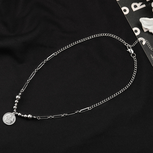 Collana con Pendente Mano di <span class=keywords><strong>Fatima</strong></span> in Acciaio Inossidabile, Stile Hip Hop, Personalizzabile con Logo, Collana alla Moda - Product Image 6
