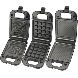 Máquina antiadherente eléctrica 3 en 1 para hacer waffles, utensilio desmontable de una sola rebanada, para hacer waffles de alta calidad - Product Image 2