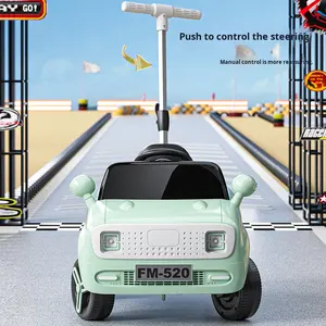 Mobil mainan Remote Control ringan, mobil mainan bayi untuk anak laki-laki dan perempuan usia <span class=keywords><strong>2</strong></span>-4 tahun, mobil listrik empat roda plastik untuk kendaraan berkendara - Product Image 2