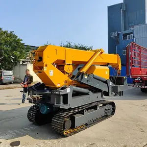 China Spider Crane 10 Ton Cranes Telescopic Crawler Spider Crane For Sale