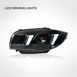 Feux de voiture pour BMW Série 1 <span class=keywords><strong>E87</strong></span>, phares LED 2004-2011, feux de jour à double LED, feux de route, pièce modifiée - Product Image 2