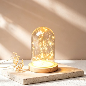 Campana di Vetro per Fiori Conservati 20x40 <span class=keywords><strong>cm</strong></span>, Personalizzabile con Logo, Diverse Misure, Prezzo di Fabbrica, Ideale per Regali e Artigianato - Product Image 6