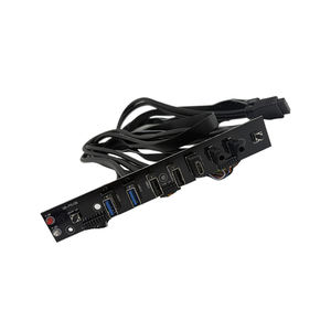 Cable de panel frontal <span class=keywords><strong>USB</strong></span> Dual <span class=keywords><strong>USB</strong></span> 3,0 y <span class=keywords><strong>USB</strong></span> 2,0 Cable de extensión de conexión de placa base Cable extensor de salida de entrada de Audio para caja de PC - Product Image 1