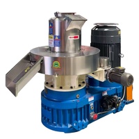 Machine à granulés de bois centrifuge à matrice annulaire CE avec moteur de 75 kW pour la production de granulés à partir de coques de riz, pailles, herbe et sciure de bois, haute productivité, usage agricole