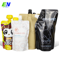 Pochette Doypack vide pour boisson, avec bec verseur, motif vampire, qualité alimentaire, pour jus, boisson énergisante, Halloween, impression héliogravure personnalisée, recyclable