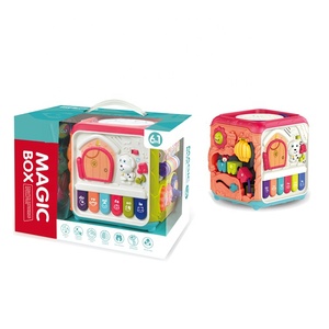 Bao Han Early Childhood Educational 6-in-1 Magic Cube &amp; Hand Drum Toy Battery Powered Plastic for <strong>Smart</strong> Baby <strong>Games</strong> - Product Image 5