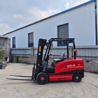 Wettbewerbsfähiger Preis 3 Tonnen 4 Tonnen Elektro-Gabelstapler 72V Blei-Säure-Batterie 5m Hubhöhe CE-Zertifiziert für Fabrikbetrieb Energiesparend