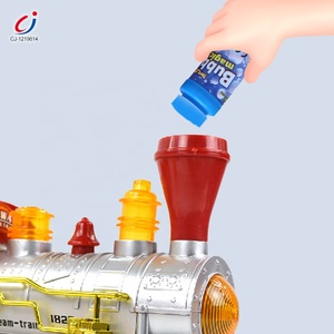 Quà Tặng Giáng Sinh Mùa Hè Nhựa Ngoài Trời Chạy Bằng Pin Phổ Thông Mô Hình Cổ Điển Bong Bóng Đồ Chơi Tàu Hỏa - Product Image 3