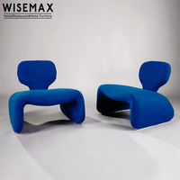 WISEMAX — ensemble de canapés de salon en velours jaune, chaise pivotante à dossier haut, fauteuil de loisirs simple pour balcon, de luxe
