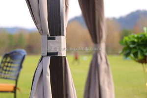 Gazebo de <span class=keywords><strong>jardin</strong></span> en métal de grande taille 300*400 avec moustiquaire, mobilier d'extérieur, pavillon de <span class=keywords><strong>jardin</strong></span>, pergola de villa - Product Image 6