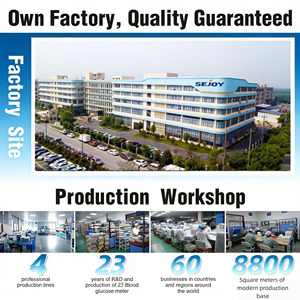 Sejoy dispositivos médicos para el hogar <span class=keywords><strong>glucometro</strong></span> <span class=keywords><strong>digital</strong></span> con lancetas para diabéticos - Product Image 6