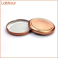 Bouteille en verre de qualité alimentaire de 63 mm pour boissons en conserve, couleur et taille personnalisées, avec bouchon à vis en fer blanc de haute qualité, fournie directement par l'usine