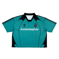 Camiseta de Fútbol Retro Deportiva Vintage Unisex Sublimada Personalizada, Manga Corta, 100% Poliéster, Antibacteriana, de Secado Rápido