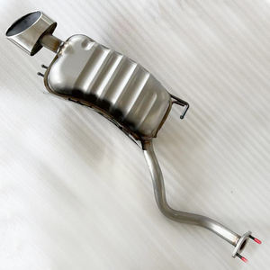 Système d'échappement silencieux pour Santa Fe 2.4L Remplacement OEM Acier inoxydable Poli miroir Épaisseur 1.5mm Garantie 1 an - Product Image 5