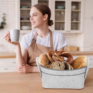 <b>Drawer</b> Organizers Bins Felt Storage Felt Fabric Storage Box Set - Product Image 3