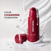 Fond de teint liquide auto-adaptatif, changeant de couleur, SPF50, hydratant, imperméable, marque privée OEM