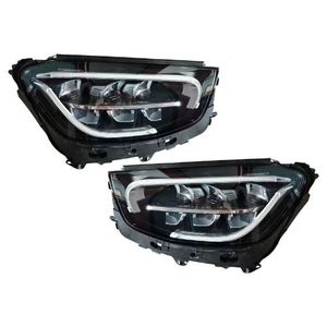 ไฟหน้า LED รุ่นใหม่ W253 12V สำหรับเปลี่ยนใส่รถยนต์ GLC200/GLC260/GLC300/GLC253 Coupe/SUV ปี 2020-2022 (ซ้าย/ขวา) ของแท้จากโรงงาน ไฟหน้า LED ใหม่ OEM 12V - Product Image 2