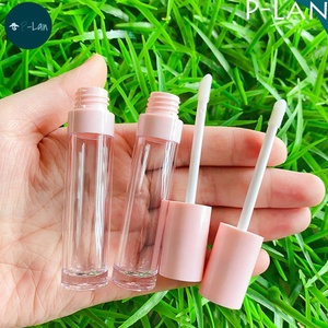 P-LAN Gói Khuyến Mãi Vòng Rỗng 6.5Ml Son Bóng Cây Đũa Phép Ống Cá Nhân Màu Hồng Son Bóng Ống Chai Với Bàn Chải - Product Image 6