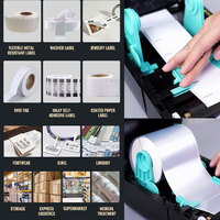 Impresora de etiquetas Rfid de transferencia de envío térmico Máquina de impresión de etiquetas adhesivas en rollo de 4 pulgadas Impresora de etiquetas adhesivas de código de barras 4x6