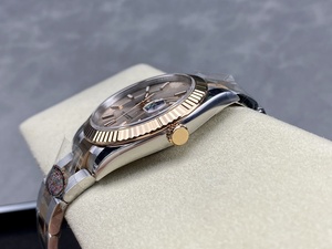 Reloj Mecánico de Lujo de Súper Calidad, Resistente al Agua, 41 mm, Acero CFactory 904L, Movimiento 3235, Correa Jubilee de Dos Tonos 126-334 - Product Image 5
