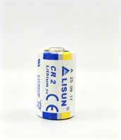 Batería cilíndrica de litio LISUN de alta energía CR2 3V 800mAh para control remoto de sensor inalámbrico