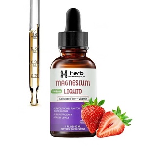 OEM/ODM Magnesium Glycinate <b>Liquid</b> Sugar FreePromotes Relaxation MuscleSleep High Potency Magnesium Glycinate - Product Image 1