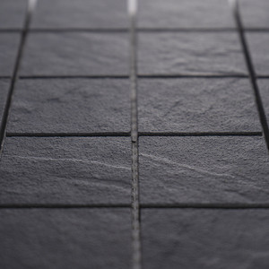 Piastrella a Mosaico Valona Nera 5x5, 30x30 Cm, Rettificata, Testurizzata, Opaca, Spessore 8,5 Mm - Product Image 5