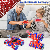 Double face RC Car Spider 2.4Ghz 360 Flips 4WD Remote Control Car Spider Drift Stunt Car Remote Control