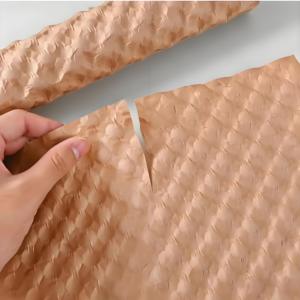 Papel de Burbujas con Cojín de Aire, 30*30cm, Hoja/Rollo, Papel Ecológico de Relleno con Burbujas, Tipo Burbuja Antichoque, Papel Kraft - Product Image 6