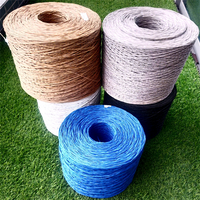 Corde en papier torsadée durable fabriquée en usine avec un matériau écologique, ficelle en papier pour l'emballage et la poignée