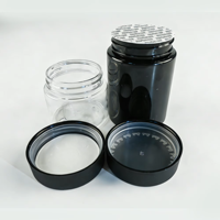 Pot en PET à fermeture à pression et à rotation résistant aux enfants de 100/120/150/180 ml pour un stockage sécurisé des médicaments, des produits chimiques, des vitamines, personnalisable