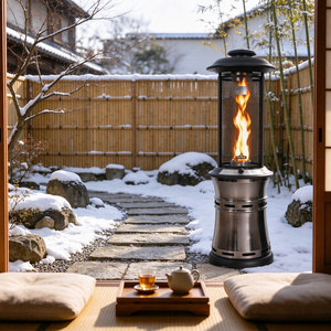 Chauffage au gaz portable pour la maison, en acier inoxydable, pour l'hiver, pour terrasse extérieure, pour hôtel - Product Image 1